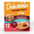thumbnail image 1 of Delectables Ragoût Friandises pour Chats Âgés Assortiment de 12, 1 of 6