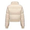 thumbnail image 7 of ZHUGeLI Women's Winter Puffer Jacket Cropped Lightweight Zip Up Padded Coat Oversized Stand Collar Short Quilted Jackets, 7 of 7