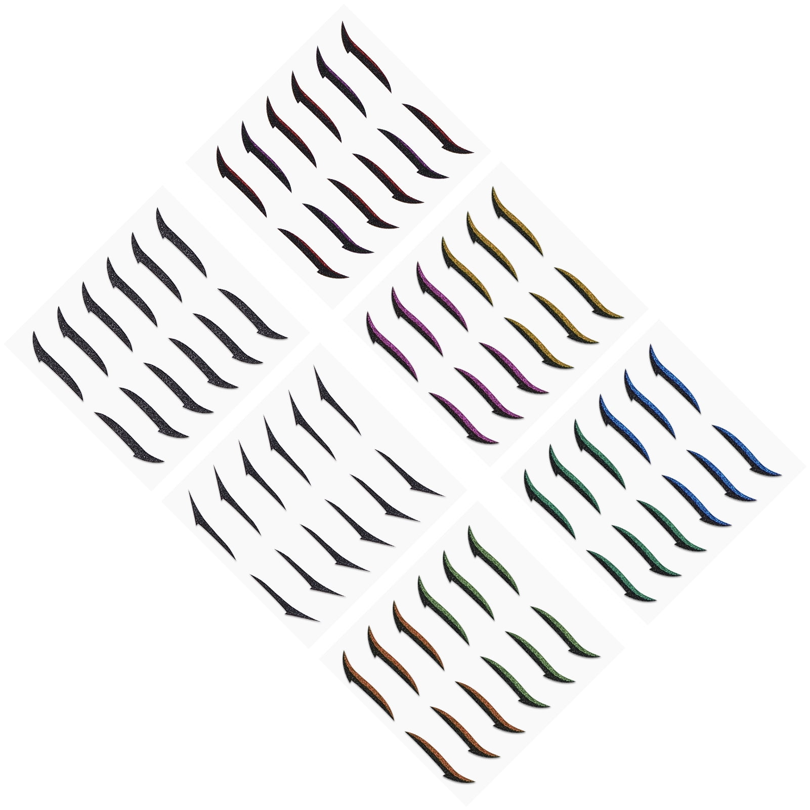 SelfAdhesive Glitter Eyeliner Stickers, Reusable Eyeliner Stickers