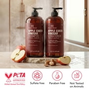 Botanic Hearth Apple Cider Vinegar Shampoo and Conditioner Set | Helps Dry Itchy Scalp, Dandruff, Frizz and Hair Loss | Color Safe, Sulfate Free Shampoo | All Hair Types, Men and Women, 16 fl oz each