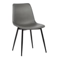 thumbnail image 1 of Silla Armen Living Monte Mid Century de piel sintética gris antracita, 1 of 9