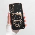 thumbnail image 3 of Funda de Hello Kitty chapada para Samsung Galaxy, A73, A72, A71, A70, A04, A04E, A54, A53, A52, A51, A50, A30, A12, A13, A14, A20S, A21S, 4G, 5G, 3 of 5