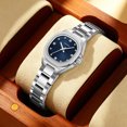 thumbnail image 5 of SKMEI Women's Watch, Quartz Analog Dress Watch with Slim Stainless Steel Band Watch for Ladies, 5 of 5