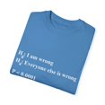 thumbnail image 3 of Humorous Statistics Educators Sayings Gags Gift Hilarious Statistician Quotes Men Women Unisex Garment-Dyed T-shirt, 3 of 4