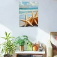 thumbnail image 5 of ZFLMY Starfish Shells Beach Wall Art Canvas Prints Home Decor 12x16in, 5 of 5