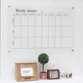 thumbnail image 2 of Parisloft Reusable Acrylic Weekly Dry Erase Board Calendar, Wall Weekly Planner Organizer for Office, Home, School - 36 x 24 inches, 2 of 6