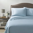 Better Homes & Gardens 300 TC 100 Cotton, King Bed Sheet Set, Blue