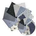 thumbnail image 3 of Algodón para coser tela para acolchar Patchwork DIY ropa costura artesanía patrón de estrellas tela 50x50cm 7 Piezas Scienceny HA1644-02, 3 of 6