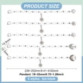 thumbnail image 2 of 5Pcs Acrylic Number Knitting Row Counter Chains and 5pcs Alloy Tree of Life Charm Locking Stitch Markers with Lobster Claw Clasps for DIY, 2 of 6