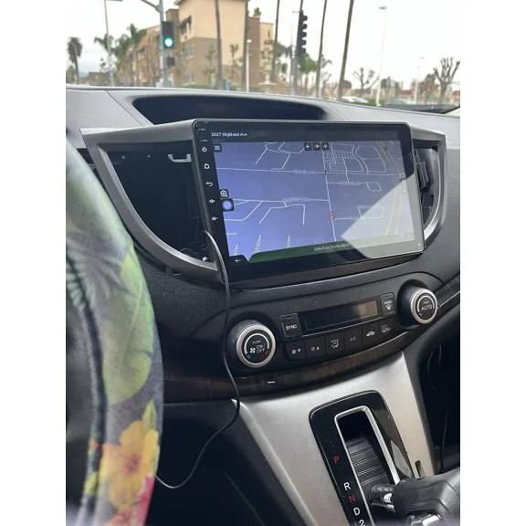 WOLFWO Carplay For Honda CRV 2012-2016 Android 13 Car Stereo Radio GPS Navi w/Camera