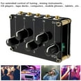 thumbnail image 3 of Stereo Audio Mixer 3.5mm 4 Channel Portable Mini with Separate Volume Control Fashion Splitter Small Sound No External Power for Instrument, 3 of 10