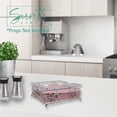 thumbnail image 3 of Servette Home Metal Chrome Napkin Holder with Flower Design, 3 of 6