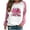 Pink christmas sweatshirt, variant on pimelu Christmas Sweatshirt Pink Ugly Christmas Sweater Merry Christmas Womens Xmas Tree Print Graphics Sweatshirt Ladies Round Neck Long Sleeve Pullover Tops