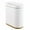 Gold, variant on Bathroom Trash Can with Toilet Brush 2.5 Gallon Waterproof Trash Bin Smart Garbage can with lid Motion Sensor Waste Bin Automatic Bathroom Decor(Grey)