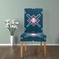 thumbnail image 4 of ZHANZZK Baseball Pattern Ball Stretch Chair Cover Protector Seat Slipcover for Dining Room Hotel Wedding Party Set of 1, 4 of 5