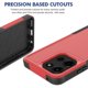thumbnail image 5 of Funda para teléfono Yuanming Moto G 5G 2025, grado militar, roja, 5 of 7