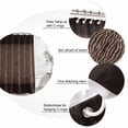 thumbnail image 3 of Zebras Print Bathroom Shower Curtains with 12 Hooks Polyester Waterproof Shower Curtain for Stalls and Bathtubs Abstract Animal Skin Texture Brown Decorative Bathroom Privacy Curtain 36x72 Inches, 3 of 9