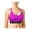 Purple - punchypurple, variant on Womens Jocelyn Racerback Sports Bra, Blue, Juniors, X-Small
