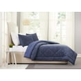 Better Homes & Gardens 3piece Plush Blue Corduroy Comforter Set, King