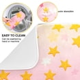 thumbnail image 2 of Yayeee Dish Drying Mat for Kitchen Counter 18"x24" Microfiber Absorbent Pad, Gradient Pink Stars, 2 of 7