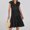 Black, variant on Abtuhar Womens Plus Size Summer Dresses ,Womens Dresses Trendy,Women's Summer Solid Color SleevelessV-Neck Dress