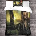 thumbnail image 3 of Johnny Depp 2 Piece Bedding Set With 3d Star Duvet Cover - Microfiber Bedding Set With Zipper Closure Single, 3 of 5