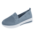 thumbnail image 5 of Walking Shoes For Women Orthopedic Air Cushioned Sole Flat Shoes Comfort Knitted Slip On Sneakers Loafers Clearance Sale, 5 of 6