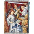 thumbnail image 1 of Wars Woven Tapestry Throw Blanket, 48" X 60", Rebel Forces, 1 of 3