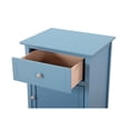 thumbnail image 3 of Lzzy 1-Drawer Teal Nightstand (25"H x 15"W x 19"D), 3 of 5