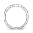 thumbnail image 2 of Solid 14K White Gold Diamond Wedding Band Ring Size 5.5 (.325 cttw.), 2 of 8