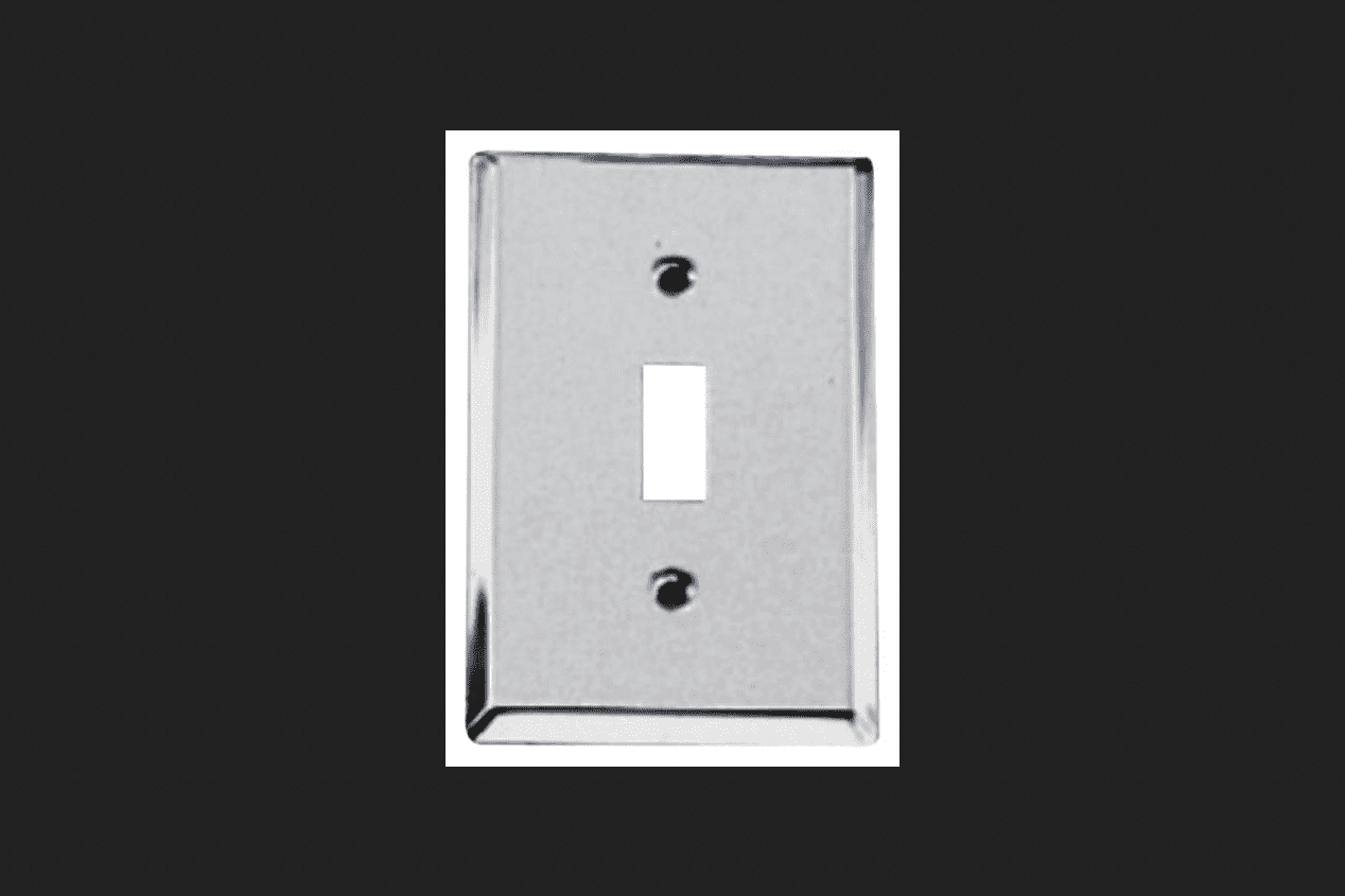 Mintcraft Csc 9013L Chrome Single Switch Plate