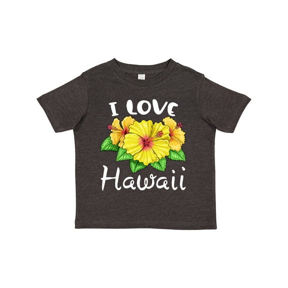 Inktastic I Love Hawaii Hibiscus Flowers Boys or Girls Toddler T-Shirt