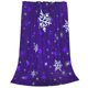 thumbnail image 2 of Balery Dark Purple Snowflakes Manta de Felpa Suave y Acogedora – Cobija de Franela Aterciopelada para Cama, Lavable y Cálida para Sofá, Mascotas, Transpirable-40"x30", 2 of 7