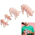 thumbnail image 3 of LYUMO Simulation Farm Pig Animals Model Figures Toy Set Preschool Educational Learn Cognitive Toys,Pig Animals Model Figures,Pig Animals Model, 3 of 8