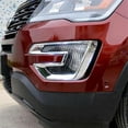 thumbnail image 2 of New 2pcs Chrome Front Fog Lamp Cover Trim Accessories For Ford Explorer 2016-2017, 2 of 5