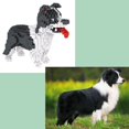 thumbnail image 3 of 950 piezas. Border Collie (perro pastor). Figura para armar con nanoblocks., 3 of 4