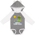thumbnail image 3 of Inktastic Daddys Fishing Buddy Cute Frog Boys or Girls Long Sleeve Baby Bodysuit, 3 of 5