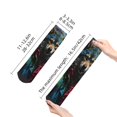 thumbnail image 4 of Pofeuu Vintage Wolf Warrior Print 30cm Socks, Adult Running Hiking Socks for Youth and Adult, 4 of 7