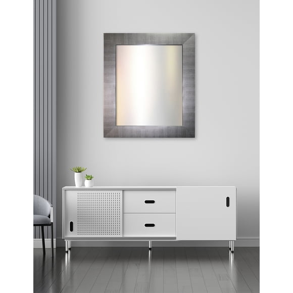 Espejo decorativo en color cromo brillante