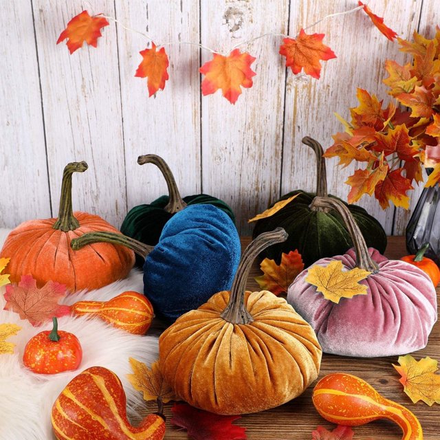 SCZ Prop - Suministros para fiestas del festival de calabaza Halloween - Adorno decorativo de calabaza