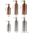 thumbnail image 7 of Rose Gold Liquid Soap Dispenser 304 Stainless Steel Sink Soap Container Bathroom Shampoo Holder Shower Gel Bottle (Style 5), 7 of 7
