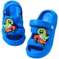 thumbnail image 4 of Ulanda Kids Summer Clogs Boys Girls Slide Sandals Adjustable Toddler Indoor Outdoor Slippers Children Beach Pool Shoes (Blue, 11), 4 of 8