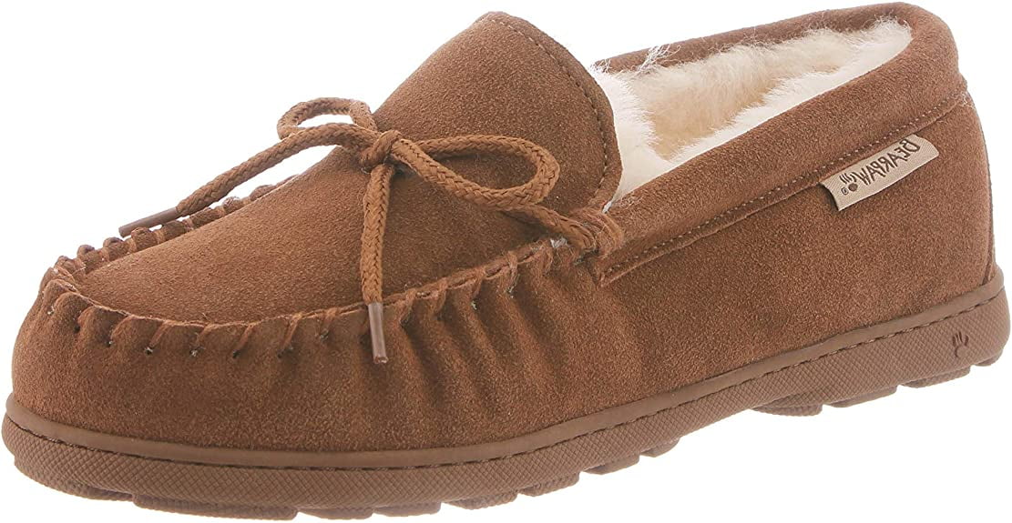 bearpaw womens moccasin slippers