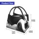thumbnail image 2 of Easygdp Black White Fluid Sculpture Bolsa de Almuerzo Insulada Reutilizable, Bolsa de Mano y Bandolera para Oficina, Trabajo, Viajes, 2 of 6