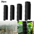 thumbnail image 4 of Benafini 20X Pipe Clamps Plant Stakes Greenhouse Film Row Cover Netting Tunnel Hoop Clips, 4 of 4