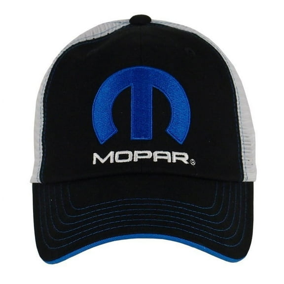 Mopar Black and White Mesh Hat