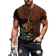 thumbnail image 1 of Camiseta De Manga Corta Con Estampado 3d De Moda Para Hombre, 1 of 8