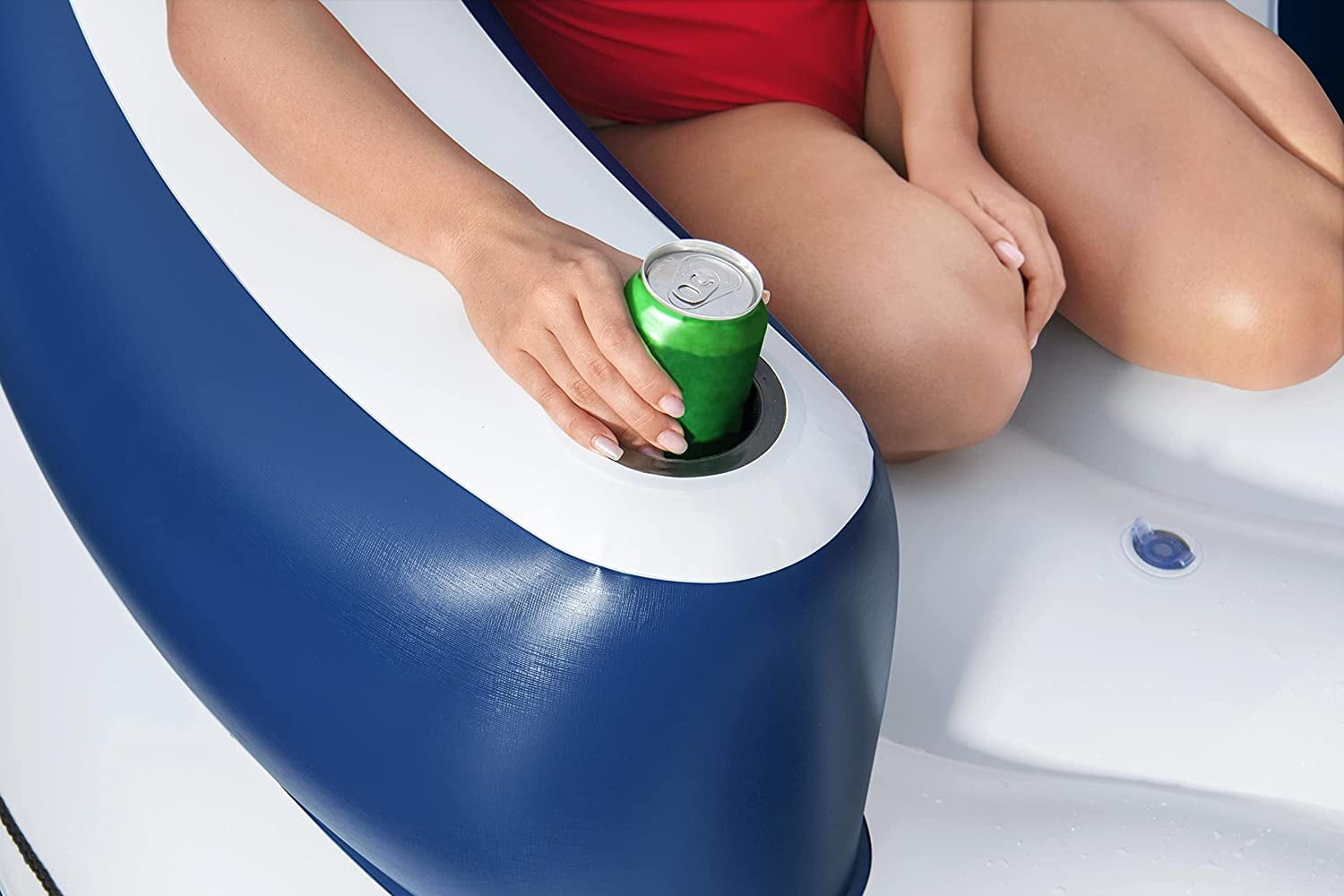 Hydro-Force Lazy DayZ 4-Person Inflatable Party Island Raft