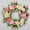 Pink, variant on Home Decor Floral Wreath For Home Spring Summer Weddings Elegant Peony And Tea Flower Arrangement For Living Rooms And Doorways Decorative For Indoor And Outdoor Use Wreath 15.7"