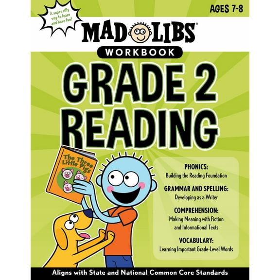 Wiley Blevins: Mad Libs Workbook: Grade 2 Reading: Aligns with State and National Common Core Standards (Paperback)